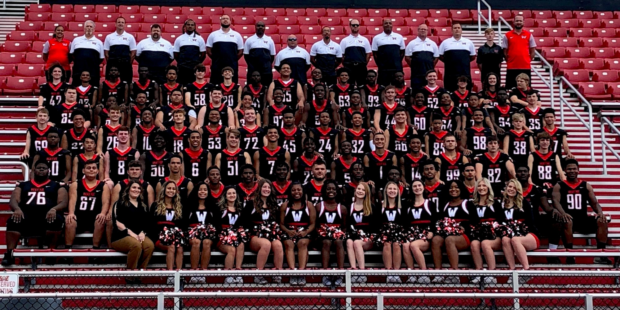 2019 Wayne Warriors Football Team Picture